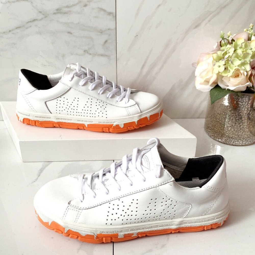 P448 C.S.L Womens Low Top Platform Sneaker White